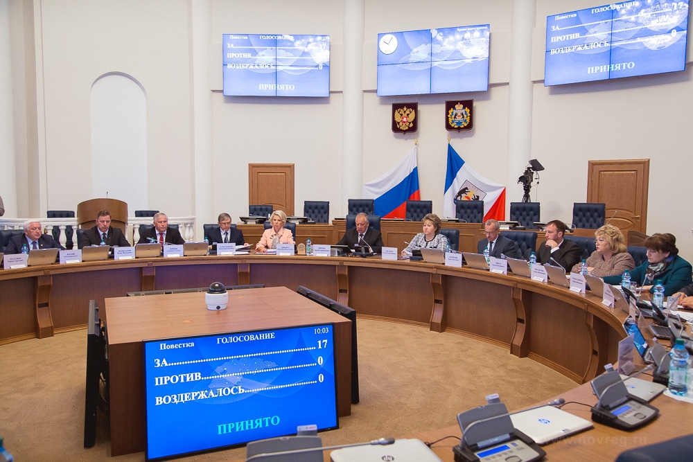 Руководитель Государственной инспекции труда в Новгородской области А.Р. Розбаум выступил на заседании Правительства Новгородской области.